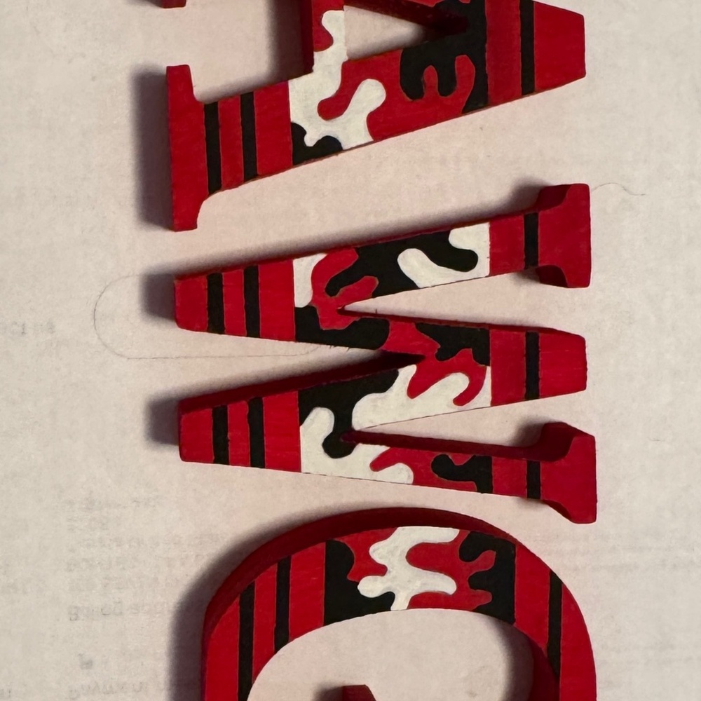 Handpainted letters - Picture 7 of 16